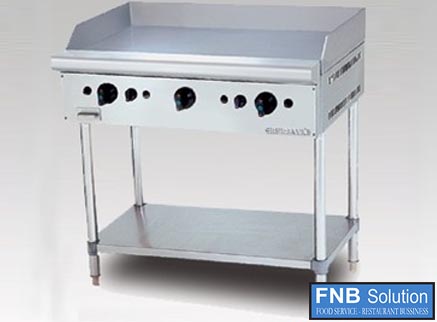 Bếp chiên bề mặt dùng gas có chân đứng
