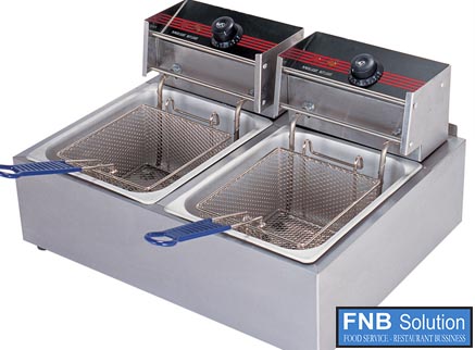 Bếp chiên nhúng đôi công nghiệp