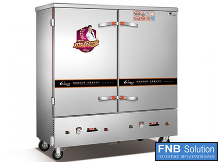 Tủ nấu cơm công nghiệp 20 khay dùng gas JY-ZG-500